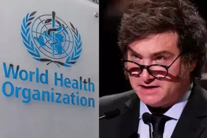 Javier Milei retira a la Argentina de la Organización Mundial de la Salud