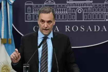 El vocero presidencial, Manuel Adorni