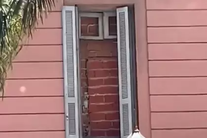 La verdad sobre la ventana tapiada de la Casa Rosada