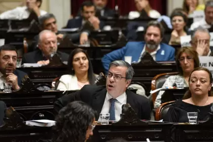 Germán Martínez, jefe del bloque peronista en Diputados