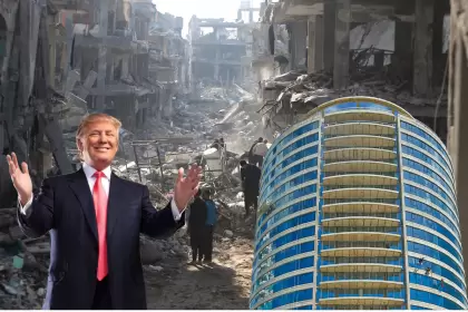 Donald Trump tiene un plan polémico para la Franja de Gaza