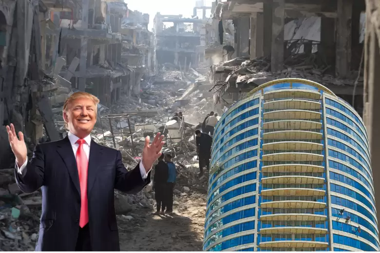 Donald Trump tiene un plan polémico para la Franja de Gaza