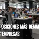 MERCADO LABORAL: Las 10 posiciones más demandadas por las empresas