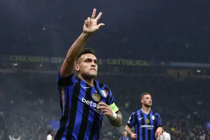 Lautaro Martínez es el máximo goleador del Inter en la actual Champions con seis tantos en nueve partidos