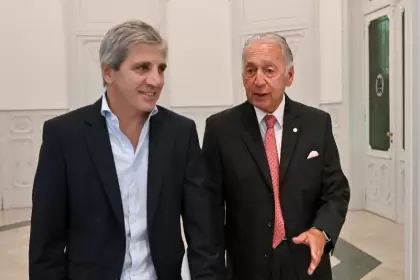 Luis Caputo y Daniel Funes de Rioja