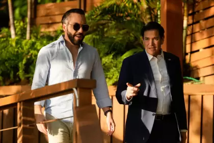 Nayib Bukele y Marco Rubio