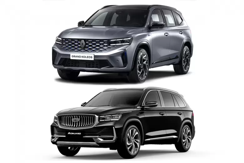 El Renault Grand Koleos se fabrica en Corea del Sur sobre la plataforma del chino Geely Monjaro.