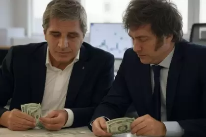 Luis Caputo y Javier Milei