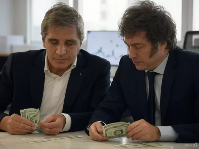 Luis Caputo y Javier Milei