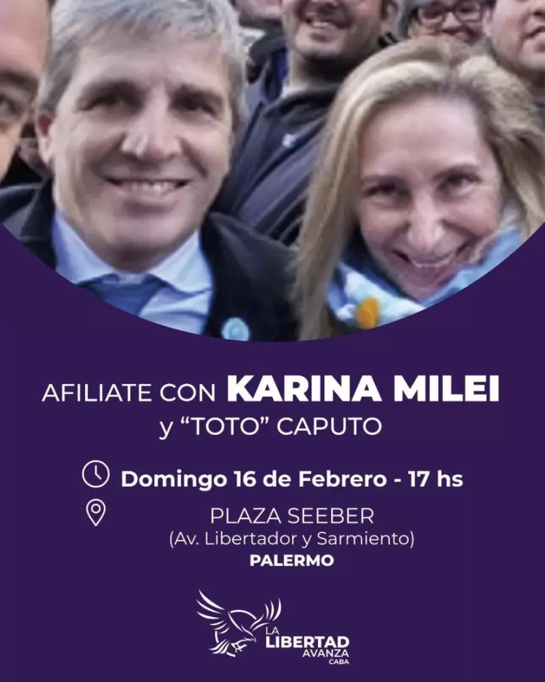 Karina Milei lanza el "Operativo Palermo": lleva a una figura "bomba" de LLA para sacudir la Ciudad