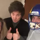ESTADOS UNIDOS: por qué Javier Milei le regaló un casco a Luis Caputo