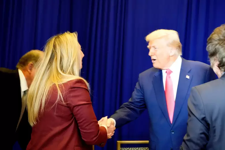 Javier Milei con Donald Trump