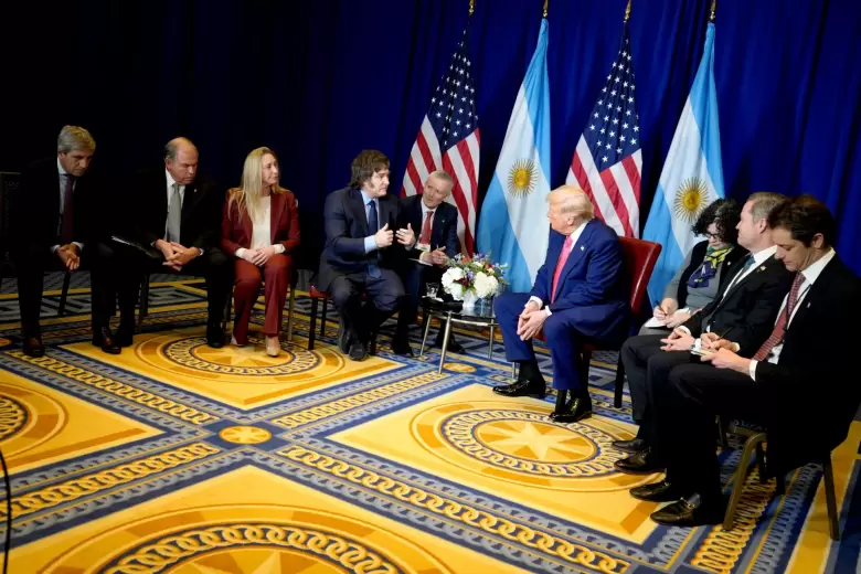 Javier Milei con Donald Trump