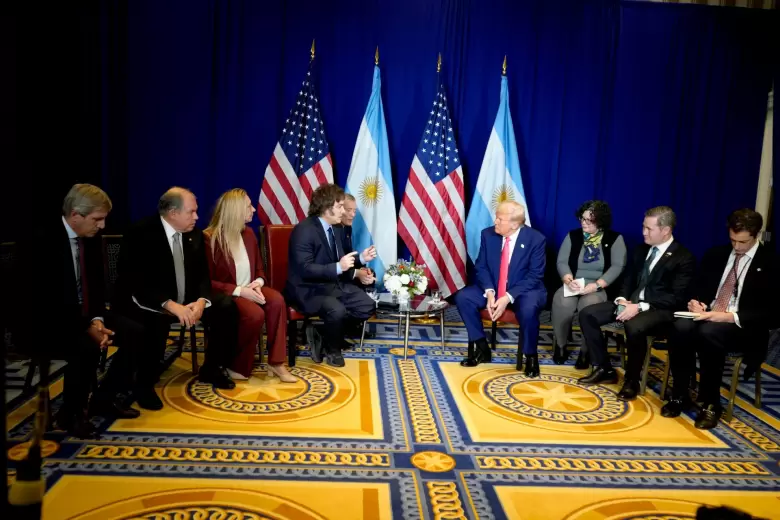 Javier Milei con Donald Trump