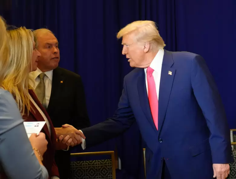 Javier Milei con Donald Trump