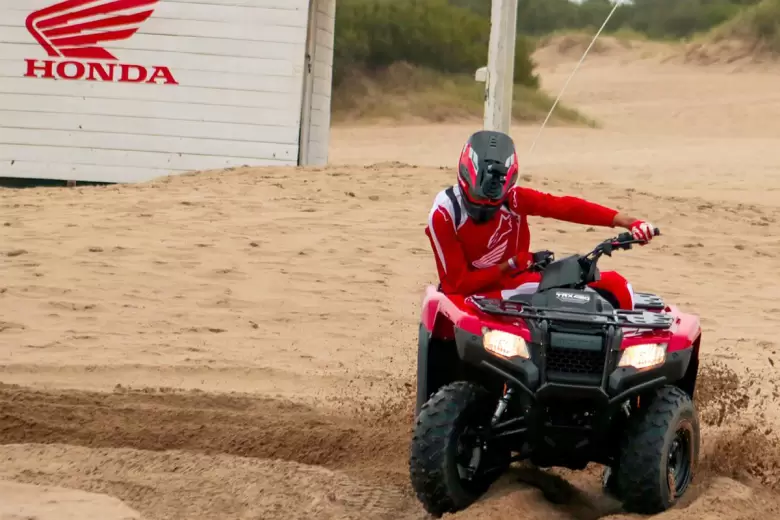 El TRX420 se suma a la familia de ATV de Honda, junto al TRX250.