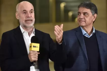 Horacio Rodríguez Larreta y Jorge Macri