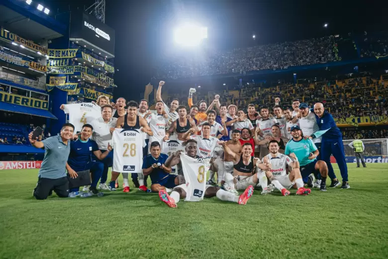El festejo peruano en La Boca