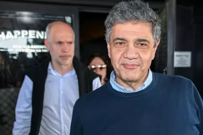 Jorge Macri y Horacio Rodríguez Larreta, ayer aliados hoy contrincantes.