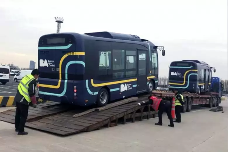 Las primeras unidades chinas del MUBE ya están camino a la Argentina.