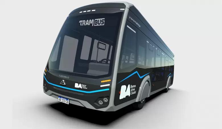 Megacar dio a conocer su propuesta para el TramBUS: el Todobus Lugano, basado en un Agrale.