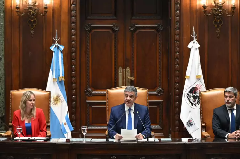 Jorge Macri abrió las sesiones legislativas con un llamado al orden, la austeridad y un ambicioso plan de movilidad.