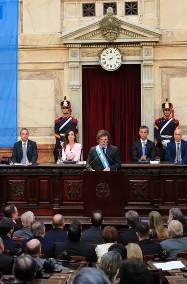 La apertura de 2024. Allí Milei presentó el Pacto de Mayo.