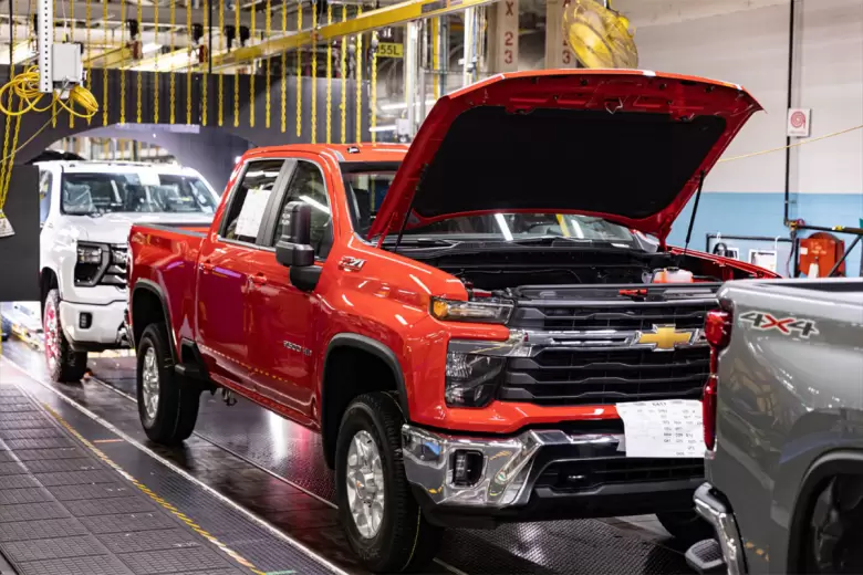 GM fabrica camionetas en Canadá que se venden principalmente en el mercado estadounidense.