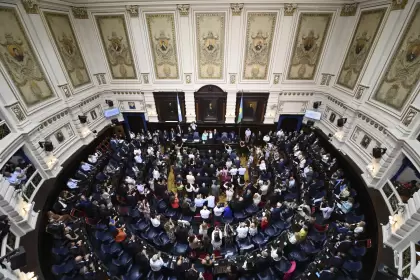 Axel Kicillof en la Asamblea Legislativa bonaerense