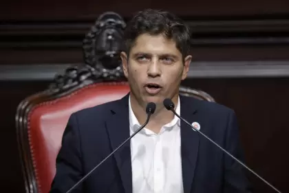 Axel Kicillof en la Asamblea Legislativa bonaerense