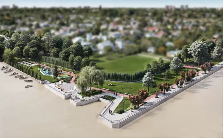 La zona del monumento a los 33 Orientales