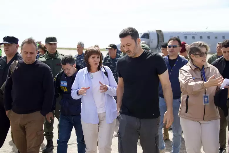 Patricia Bullrich y Luis Petri en Bahía Blanca
