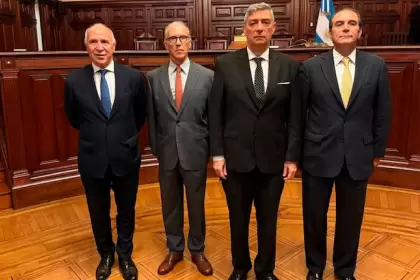 Los miembros de la Corte Suprema.