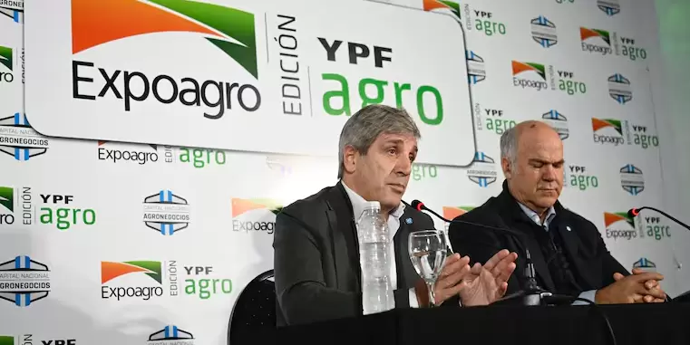 Caputo en Expoagro: "El mundo tiene problemas pero como nunca antes nosotros estamos bien"