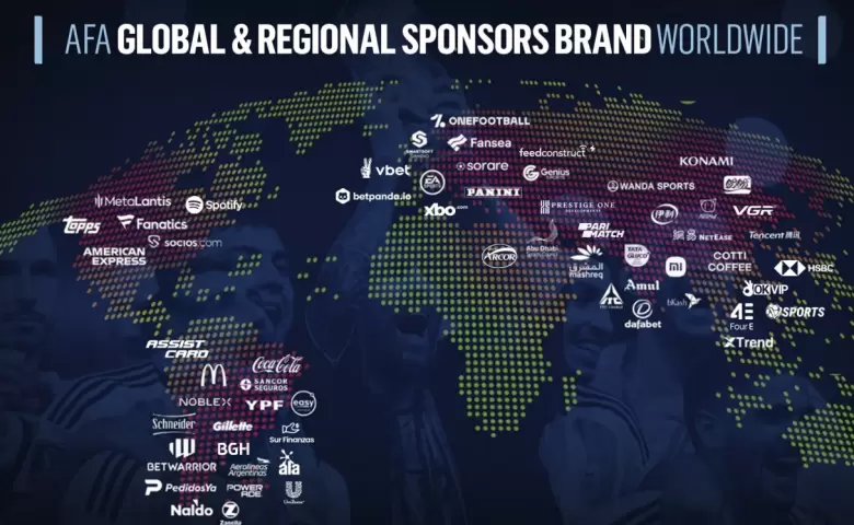 El mapa comercial de AFA
