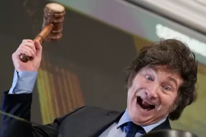 Javier Milei en Wall Street