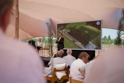 Agustín Pichot, en la presentación del Centro Nacional de Rugby.