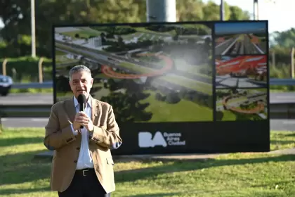 Macri anunció que la Ciudad hará un túnel vehicular y anillo peatonal que conectará el Bajo Belgrano con Aeroparque