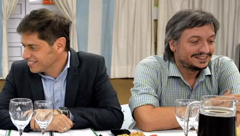 Axel Kicillof y Máximo Kirchner