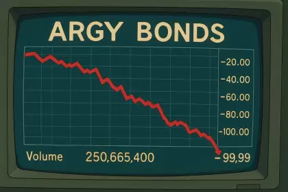 El riesgo país argentino continúa oscilando en torno a los 750 puntos básicos.