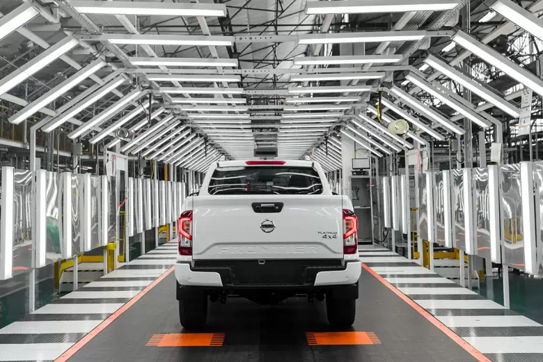 Nissan fabrica en Argentina la pick-up Frontier.
