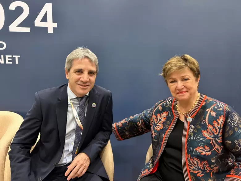 Luis Capuo y Kristalina Georgieva