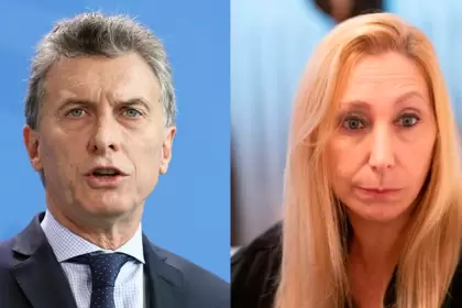 Mauricio Macri y Karina Milei