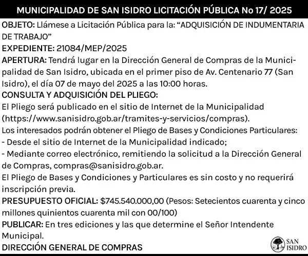 san isidro l17