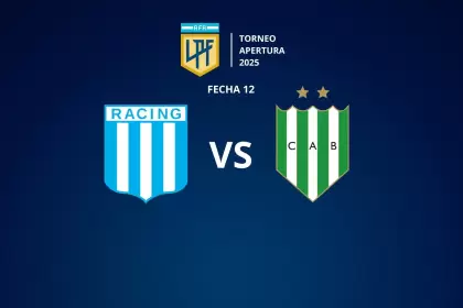 Racing y Banfield se enfrentan por la fecha 12 del Grupo A del Torneo Apertura 2025