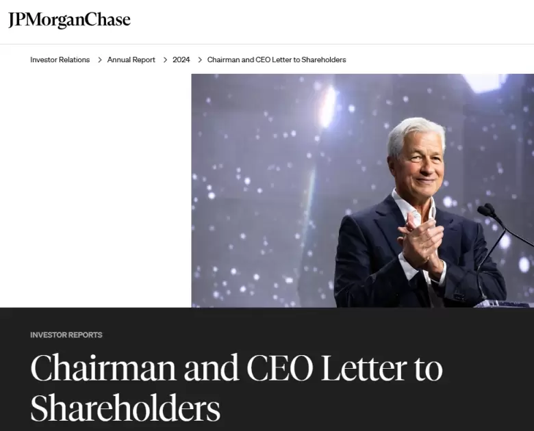 La carta a los inversores de Dimon