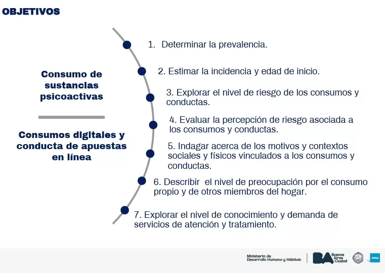 Los objetivos del informe.