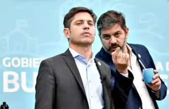 Axel Kicillof y Carlos Bianco