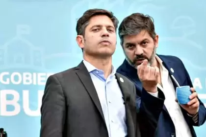 Axel Kicillof y Carlos Bianco