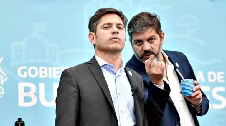 Axel Kicillof y Carlos Bianco